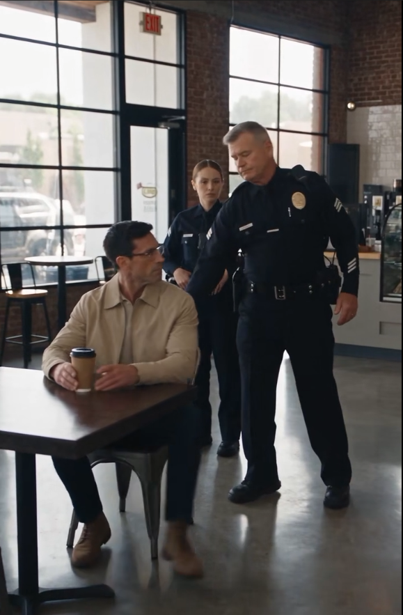 The Police Chief Handcuffed Me In A Coffee Shop, Certain I Was Nobody—He Never Asked Why I Had Been Sitting There For Months