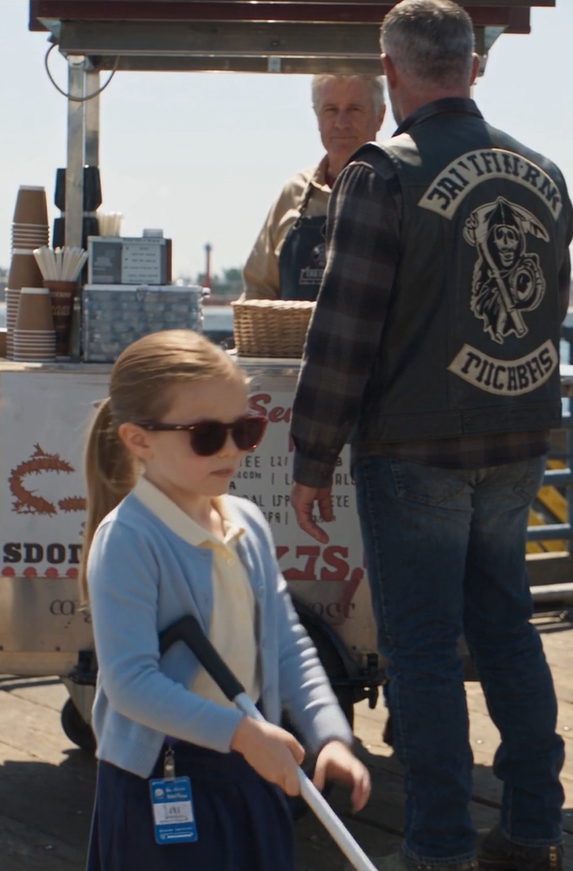 The Harbor Went Quiet For Half A Second When The Blind Girl Apologized To The Scariest-Looking Man On The Pier. It Happened At Old Harbor Ferry Landing In Tidewater Point, Maine, On A Bright Saturday Morning When The Whole Town Seemed To Smell Like Salt Air, Fried Clams, Sunscreen, And Fresh Rope.