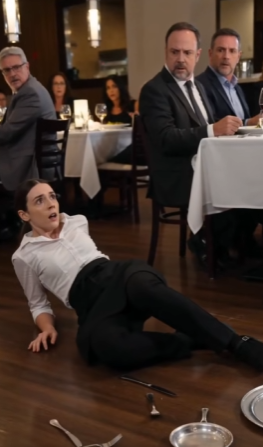 He Kicked A Waitress To The Floor Over A Delayed Steak—Then The Entire Restaurant Stood Up For The Woman He Never Should Have Touched