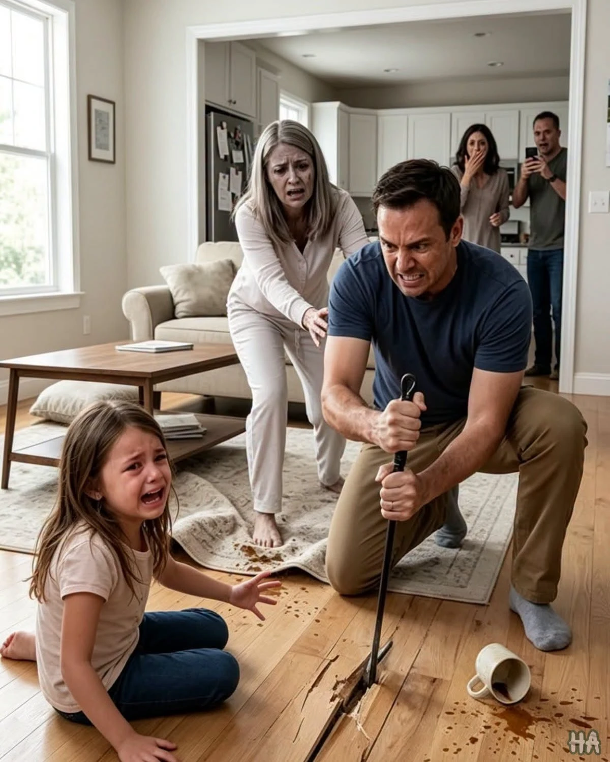 The Little Girl Claimed Her Brother Was Weeping Beneath The Floorboards… Then Her Aunt’s Flawless Home Revealed An Unthinkable Truth